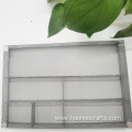 Multi-cell storage box metal grid creative storage